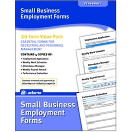 Adams Small Business Employment Forms Value Pack HV100